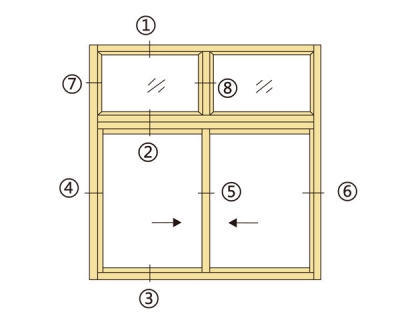 天津88系列推拉窗（B型）